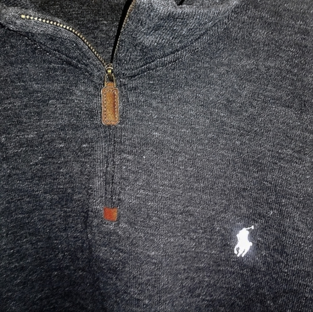 Polo by Ralph Lauren heather gray pullover - Picture 6 of 9